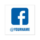 Custom Facebook Name, folgen Sie mir auf Facebook Permastempel (Design)