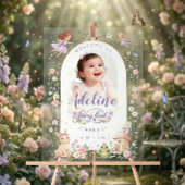 Custom Fairy First Birthday Acrylic Welcome Sign Acrylschild