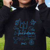 Custom Faith Football Touchdown Hoodie