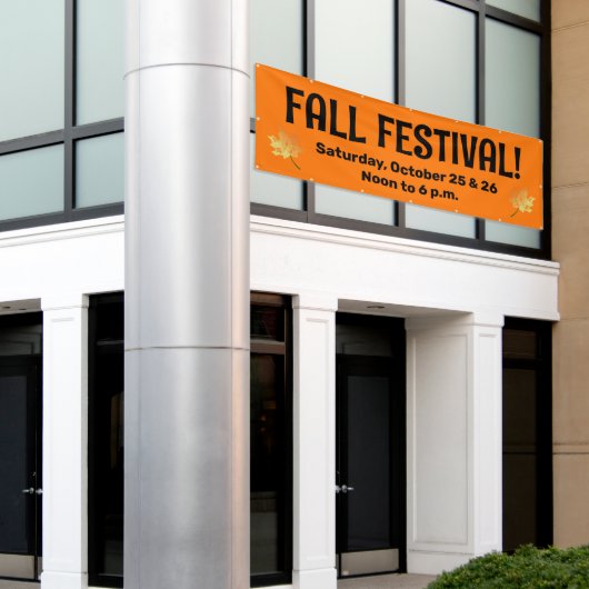 Custom Fall Festival Banner (Äußeres Gebäude)
