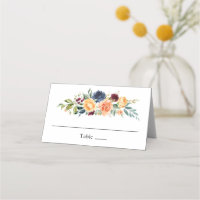 Custom Fall Floral Wedding