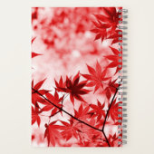 Custom Fall Maple Blätter Künstlerisch farbenfroh Notizblock (Rückseite)