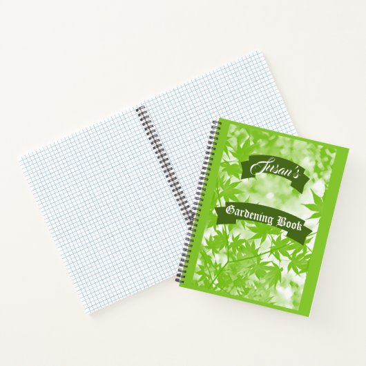 Custom Fall Maple Leaf Kunstvoll gestopft Notizblock (Innenseite)