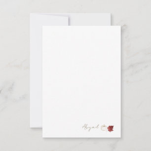 Custom Fall Pumpkin Dankeskarte