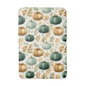 Custom Fall Pumpkin Foto Frame Badematte (Vorderseite Vertikal)