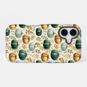 Custom Fall Pumpkin Foto Frame iPhone 16 Hülle (Rückseite (Horizontal))