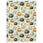 Custom Fall Pumpkin Foto Frame Klemmbrett (Rückseite)