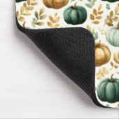 Custom Fall Pumpkin Foto Frame Mousepad (Ecke)