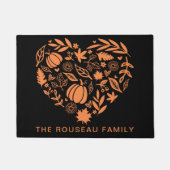 Custom Fall Pumpkins und Folaiore Fußmatte (Vorderseite)