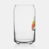 Custom Fall Retreat Sunset Mountain Party Dosenglas (Rechts)