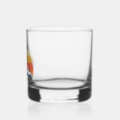 Custom Fall Retreat Sunset Mountain Party Whiskyglas (Links)
