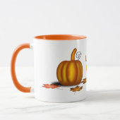Custom Fall Tasse mit Pumpkins (Links)