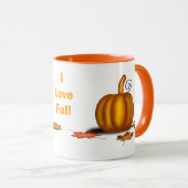 Custom Fall Tasse mit Pumpkins (VorderseiteRechts)