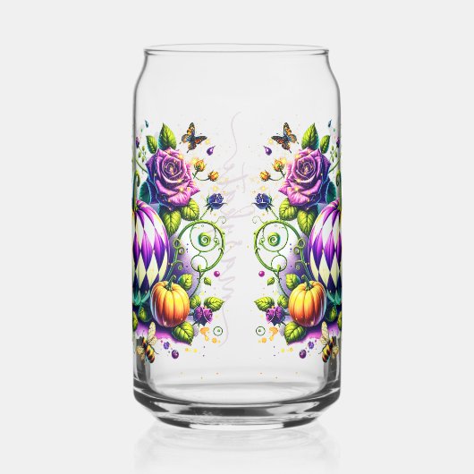 Custom Fall Thanksgiving Pumpkin, Gift for Her Dosenglas (Rechts)