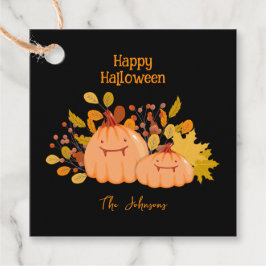Custom Familienname Happy Halloween Geschenkanhänger