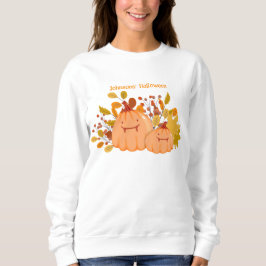Custom Familienname Happy Halloween Sweatshirt