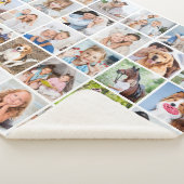 Custom Family 30 Photo Collage Cute Memories Sherpadecke (3/4)