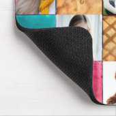 Custom Family 8 Foto Collage Mousepad (Ecke)