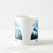 Custom Family Cabin Blue Mountain Colorado Zuhause Kaffeetasse (Mittel)