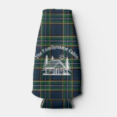 Custom Family Cabin Tartan Flaschenkühler (Vorderseite)