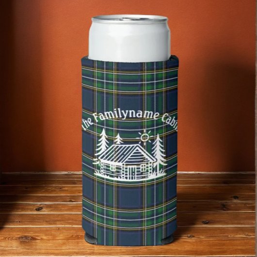 Custom Family Cabin Tartan Selters Dosenkühler