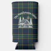 Custom Family Cabin Tartan Selters Dosenkühler (Vorderseite)