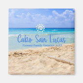 Custom Family Cabo San Lucas Urlaub Weihnachten Magnet (Vorne)