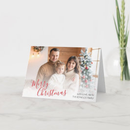 Custom Family Christmas Grußkarte Karte