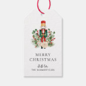 Custom Family Christmas Nutcracker Script Geschenkanhänger (Vorderseite)