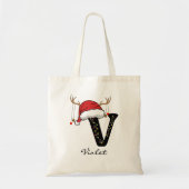 Custom Family Christmas Tote Bag for Mom & Grandma Tragetasche (Vorne)