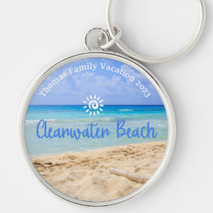 Custom Family Clearwater Beach Urlaub Schlüsselanhänger