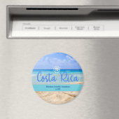 Custom Family Costa Rica Vacation Beach Magnet (In Situ (Geschirrspüler))