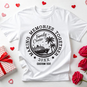 Custom Family Cruise 2025 Erinnerungen zusammenbau T-Shirt
