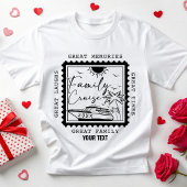 Custom Family Cruise 2025 Vacation Cruise Square T-Shirt