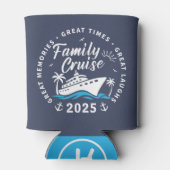 Custom Family Cruise Group Matching Kreuzfahrt Dosenkühler (Rückseite)