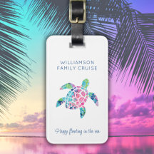 Custom Family Cruise Vacation Niedlich Sea Turtle