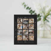 Custom Family Dog Foto Collage Welpe Weihnachten (Stehend Vorderseite)