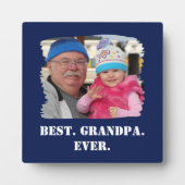 Custom Family Foto Abuelo Nonno Bestes Opa je Fotoplatte (Vorderseite)