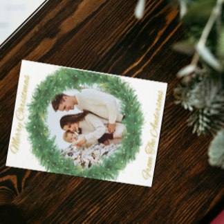 Custom Family Foto Christmas Card | Kleider-Design