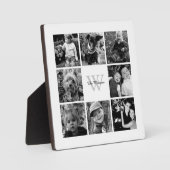 Custom Family Foto Collage Fotoplatte (Vorderseite)