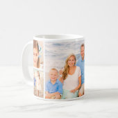 Custom Family Foto Collage Kaffeetasse (Vorderseite Links)