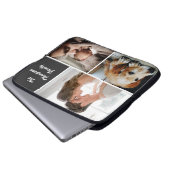 Custom Family Foto Collage Laptopschutzhülle (Vorne Knopf)