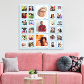 Custom Family Foto Collage Leinwanddruck (Insitu (Wohnzimmer))