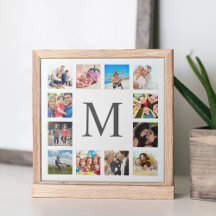 Custom Family Foto Collage Personalized White