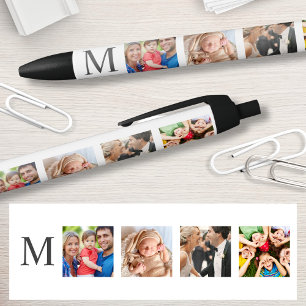 Custom Family Foto Collage Personalized White Kugelschreiber