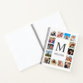 Custom Family Foto Collage Personalized White Notizblock (Innenseite)