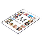Custom Family Foto Collage Personalized White Notizblock (Linke Seite)