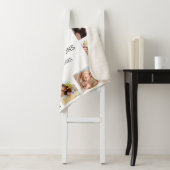 Custom Family Foto Collage Personalized White Sherpadecke (Beispiel)