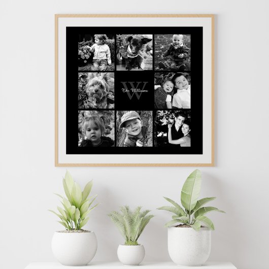 Custom Family Foto Collage Poster