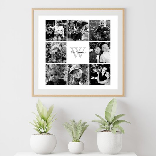 Custom Family Foto Collage Poster